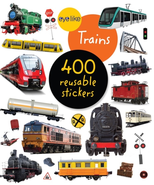 Eyelike Stickers: Trains, Paperback / softback Book