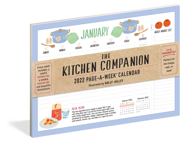 2022 the Kitchen Companion Page-A-Week, Calendar Book