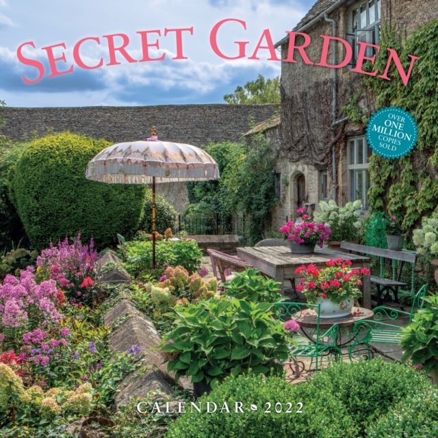 2022 Secret Garden Calendar, Calendar Book