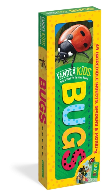 Fandex Kids: Bugs : Facts That Fit in Your Hand: 49 Incredible Insects, Spiders & More!, Cards Book