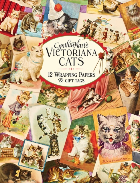 Cynthia Hart's Victoriana Cats: 12 Wrapping Papers and Gift Tags, Paperback / softback Book
