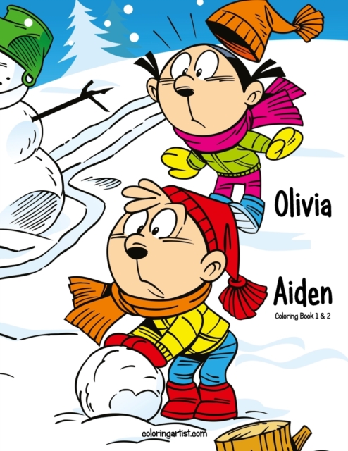 Olivia & Aiden Coloring Book 1 & 2, Paperback / softback Book