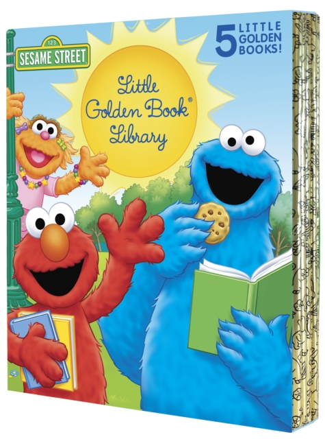 Sesame Street Little Golden Book Library 5-Book Boxed Set : My Name Is Elmo; Elmo Loves You; Elmo's Tricky Tongue Twisters; The Monster on the Bus; The Monster at the End of This Book, Hardback Book