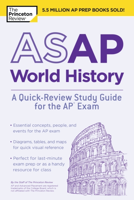 Asap World History: A Quick-Review Study Guide for the Ap Exam, Paperback / softback Book
