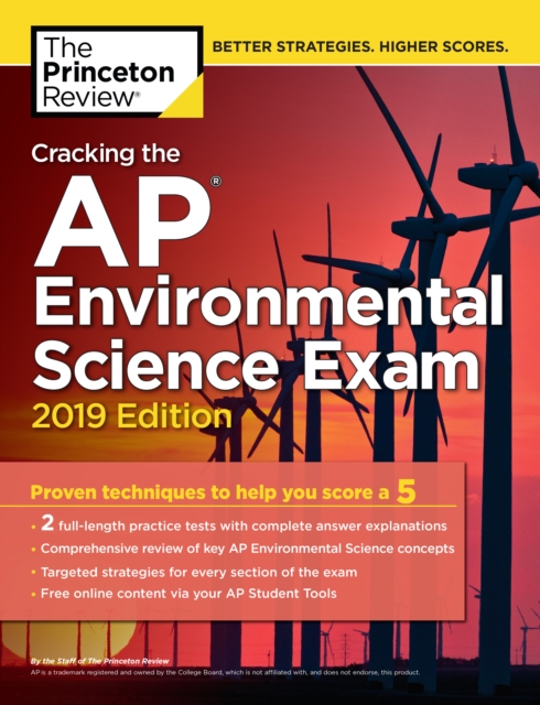 Cracking the AP Environmental Science Exam : 2019 Edition, Paperback / softback Book