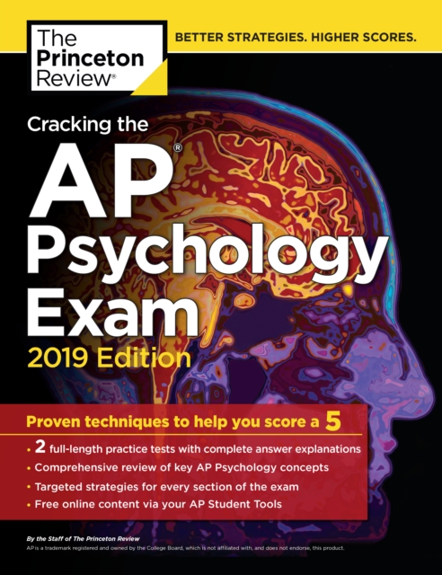 Cracking the AP Psychology Exam : 2019 Edition, Paperback / softback Book