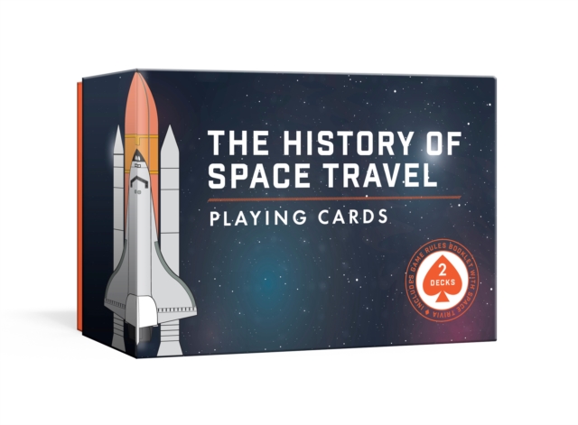 History of Space Travel Playing Card Set : Two Decks with Game Rules, Other printed item Book
