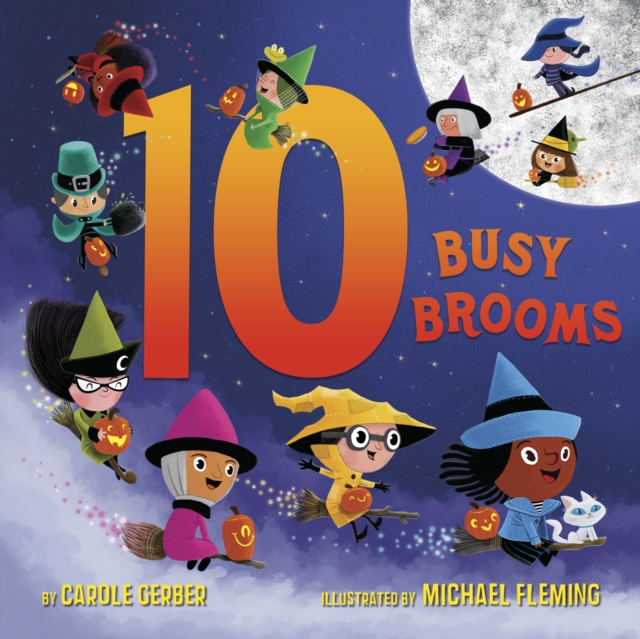 10 Busy Brooms, Board book Book