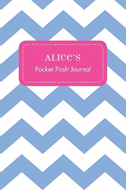 Alice's Pocket Posh Journal, Chevron, Paperback / softback Book
