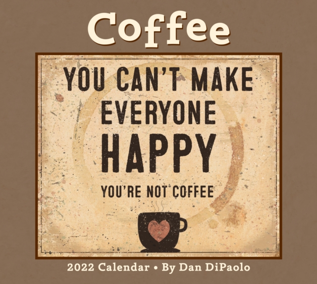 Coffee 2022 Deluxe Wall Calendar, Calendar Book
