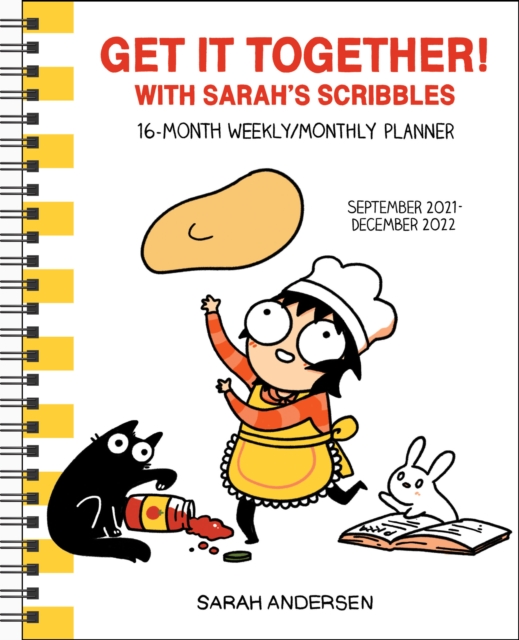 Sarah's Scribbles 16-Month 2021-2022 Weekly/Monthly Planner Calendar, Calendar Book