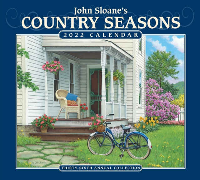 John Sloane's Country Seasons 2022 Deluxe Wall Calendar, Calendar Book