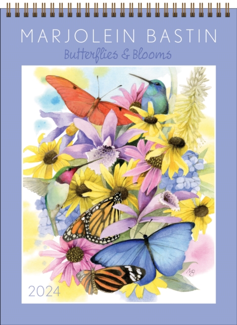 Marjolein Bastin 2024 Wall Calendar : Butterflies & Blooms, Calendar Book
