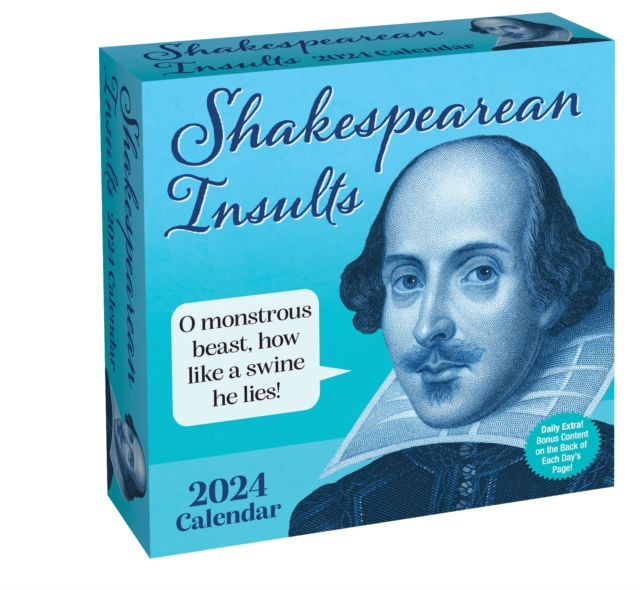Shakespearean Insults 2024 Day-to-Day Calendar, Calendar Book