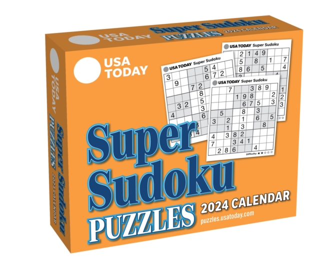 USA TODAY Super Sudoku 2024 Day-to-Day Calendar, Calendar Book