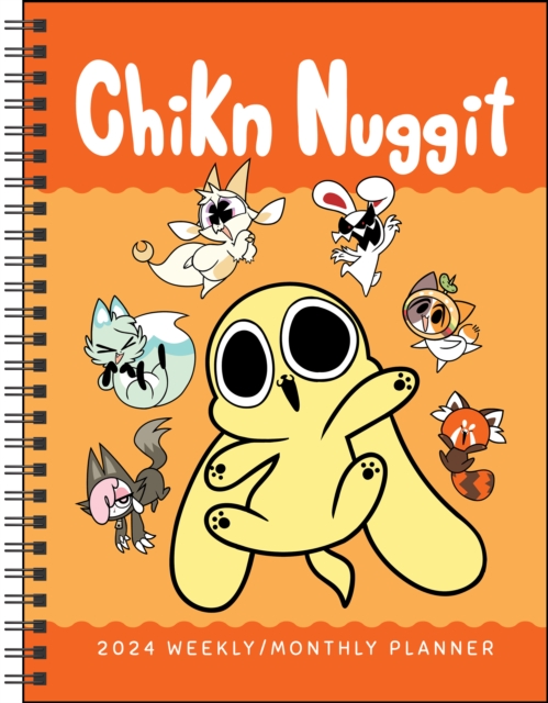 Chikn Nuggit 12-Month 2024 Weekly/Monthly Planner Calendar, Calendar Book