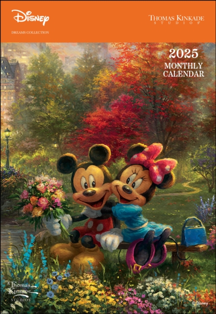 Disney Dreams Collection by Thomas Kinkade Studios: 12-Month 2025 Monthly Pocket Planner Calendar, Calendar Book
