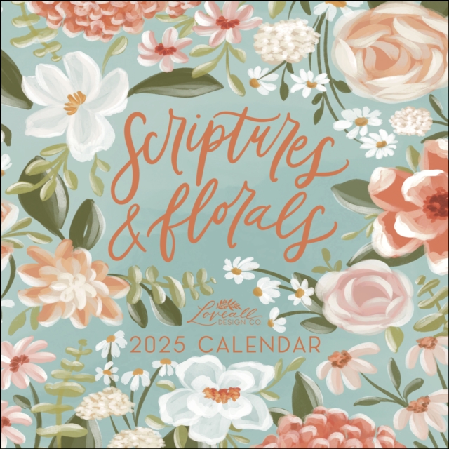 Scriptures and Florals 2025 Wall Calendar, Calendar Book