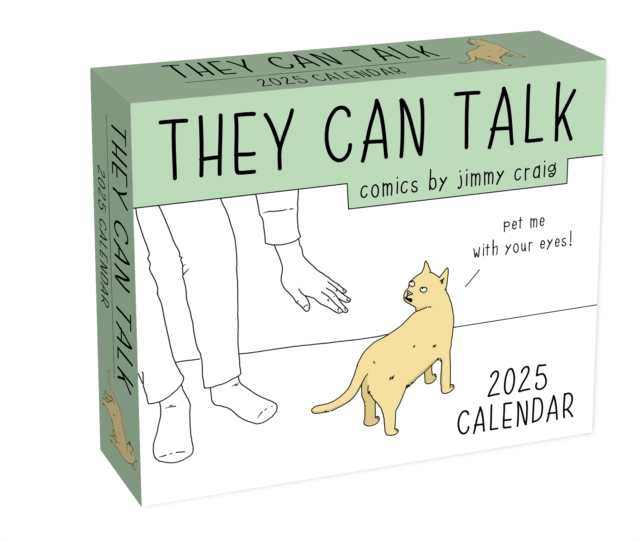 They Can Talk Comics 2025 Day-to-Day Calendar : Pet Me ...with Your Eyes!, Calendar Book