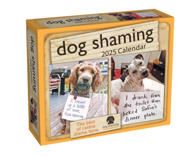 Dog Shaming 2025 Day-to-Day Calendar, Calendar Book