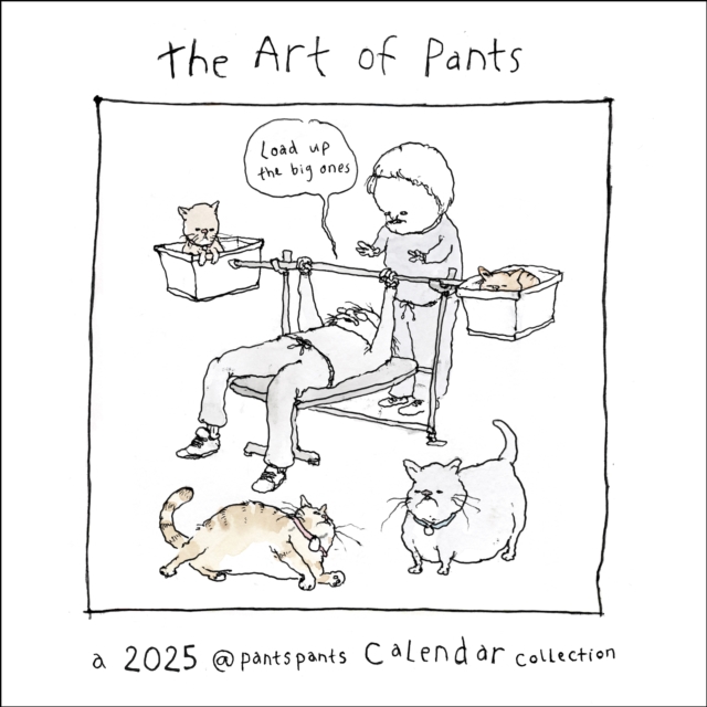 The Art of Pants 2025 Wall Calendar, Calendar Book