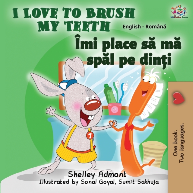 I Love to Brush My Teeth (English Romanian Bilingual Book), Paperback / softback Book