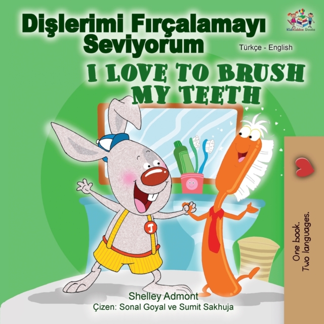 I Love to Brush My Teeth (Turkish English Bilingual Book), Paperback / softback Book