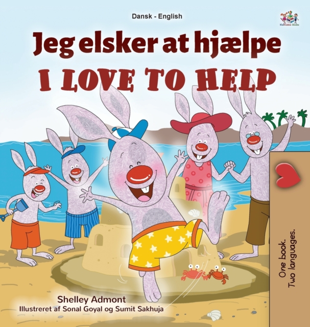 I Love to Help (Danish English Bilingual Book for Kids), Hardback Book