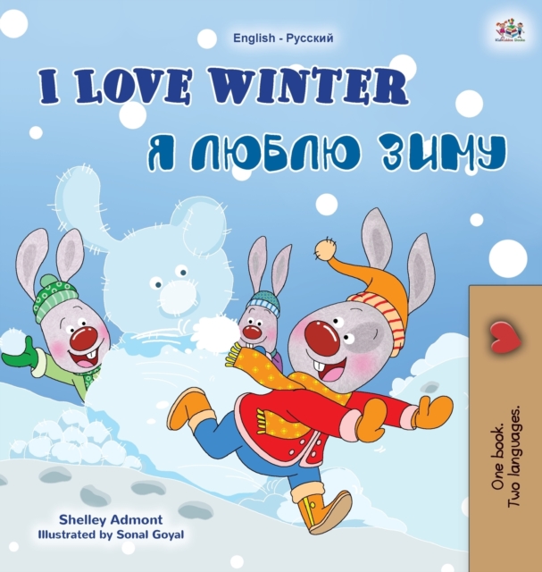 I Love Winter (English Russian Bilingual Book for Kids), Hardback Book