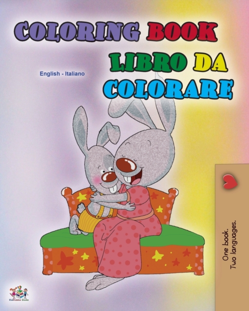 Coloring book #1 (English Italian Bilingual edition) : Language learning colouring and activity book, Paperback / softback Book