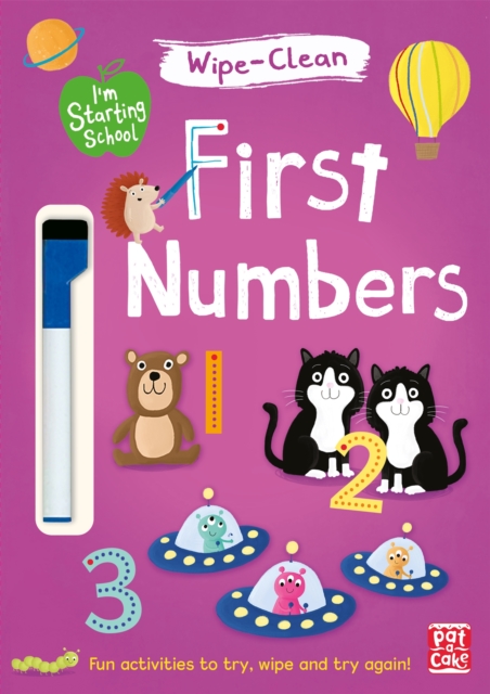 I'm Starting School: First Numbers : Wipe-clean book with pen, Paperback / softback Book