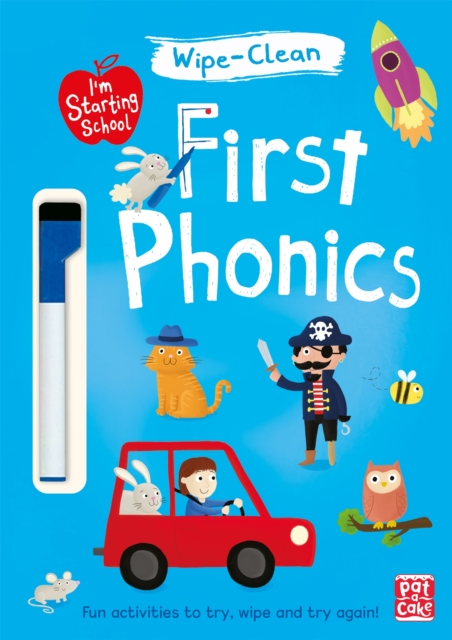 I'm Starting School: First Phonics : Wipe-clean book with pen, Paperback / softback Book