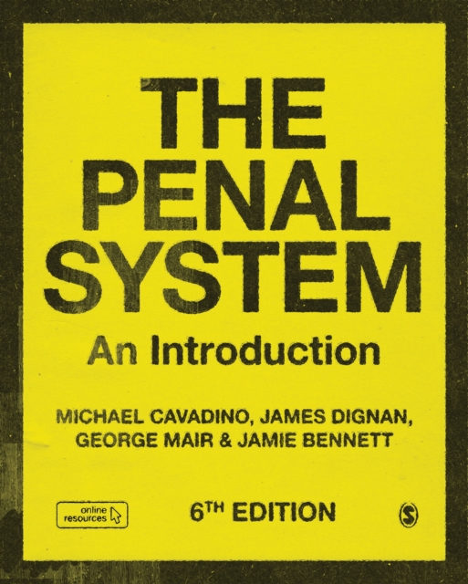 The Penal System : An Introduction, Hardback Book