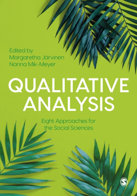Qualitative Analysis : Eight Approaches for the Social Sciences, Hardback Book