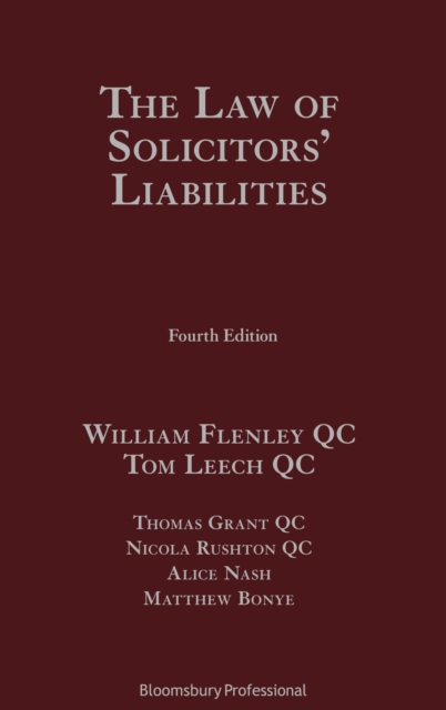 The Law of Solicitors  Liabilities, EPUB eBook