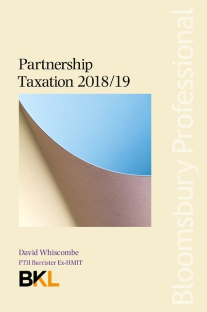 Partnership Taxation 2018/19, Paperback / softback Book