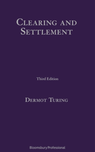 Clearing and Settlement, Hardback Book