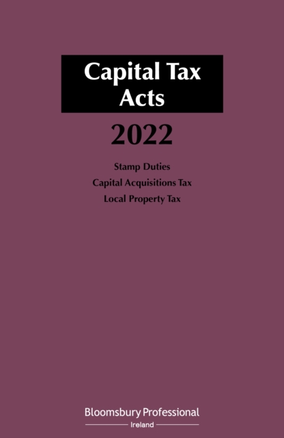 Capital Tax Acts 2022, PDF eBook