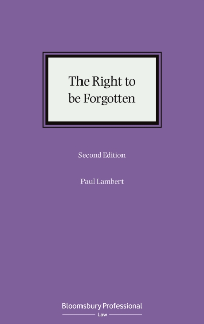 The Right to be Forgotten, PDF eBook