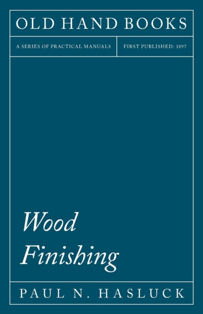 Wood Finishing, Paperback / softback Book