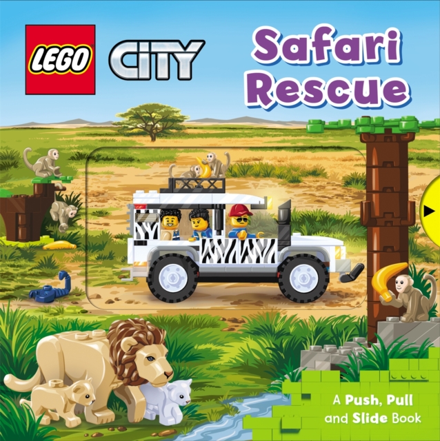 LEGO® City. Safari Rescue : A Push, Pull and Slide Book, Board book Book
