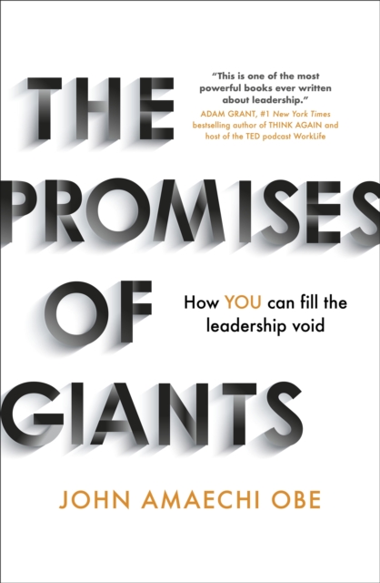 The Promises of Giants : How YOU can fill the leadership void --THE SUNDAY TIMES HARDBACK NON-FICTION & BUSINESS BESTSELLER--, Hardback Book
