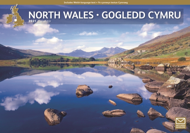 North Wales A4 Calendar 2021, Paperback Book