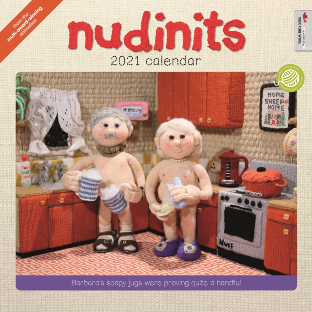 Nudinits Square Wall Calendar 2021, Paperback Book