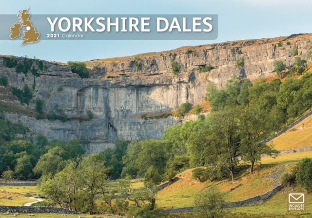 Yorkshire Dales A4 Calendar 2021, Paperback Book