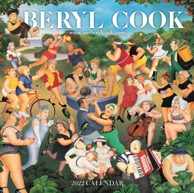 Beryl Cook Square Wall Calendar 2022, Calendar Book