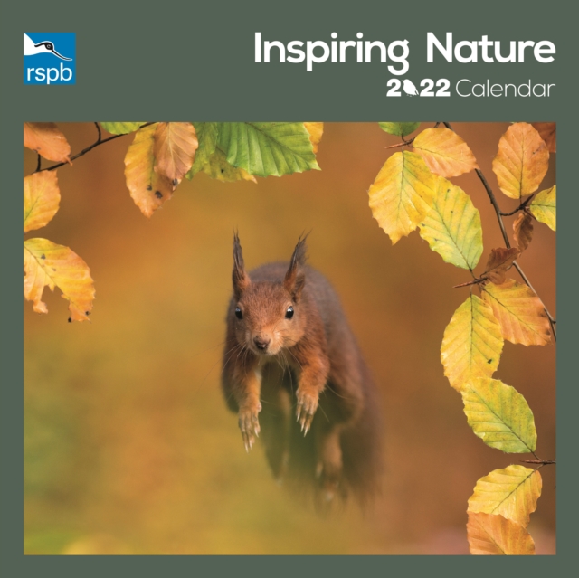 RSPB Inspiring Nature Photo Competition Square Wiro Wall Calendar 2022, Calendar Book