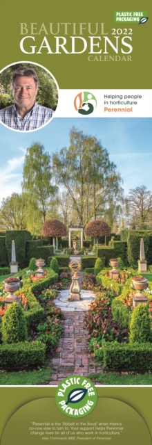 Beautiful Gardens, Foreword by Alan Titchmarsh Slim Calendar 2022, Calendar Book