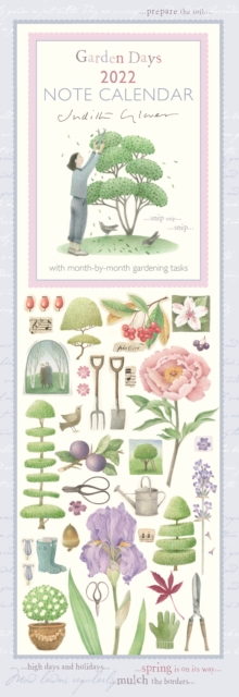 Garden Days Slim Calendar 2022, Calendar Book