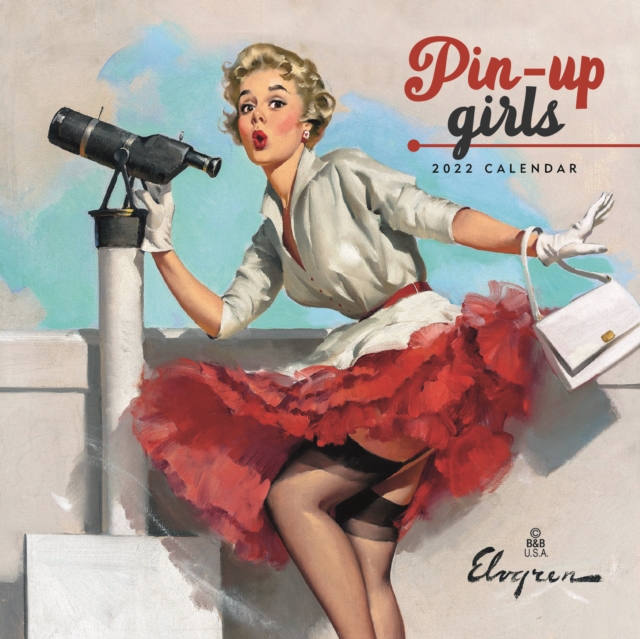 Pin Up Girls Mini Square Wall Calendar 2022, Calendar Book